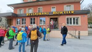 Nach dem Startkaffee: Es geht los